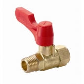 (02)PVC Handle MxF Ball Cock(Air Compr)