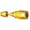 (07)AMERICAN QUICK COUPLER(INLET/FEMALE/INLET)-BRASS