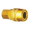 (02)AMERICAN QUICK COUPLER(FEMALE/FEMALE)-BRASS