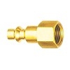 (04)AMERICAN QUICK COUPLER(FEMALE/FEMALE)-BRASS